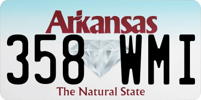 AR license plate 358WMI