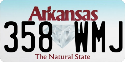 AR license plate 358WMJ