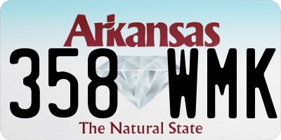 AR license plate 358WMK
