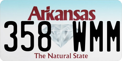 AR license plate 358WMM
