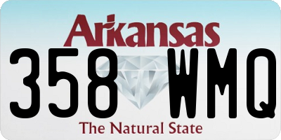 AR license plate 358WMQ