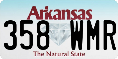 AR license plate 358WMR