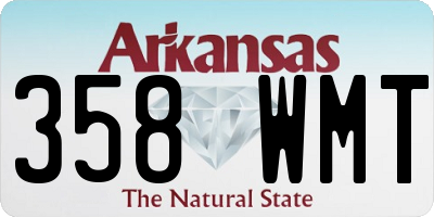 AR license plate 358WMT