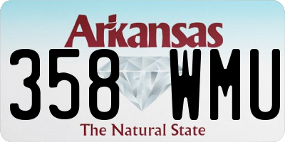 AR license plate 358WMU