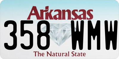 AR license plate 358WMW