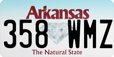 AR license plate 358WMZ