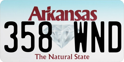 AR license plate 358WND