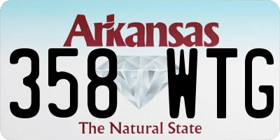 AR license plate 358WTG