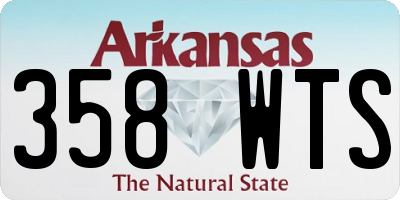 AR license plate 358WTS