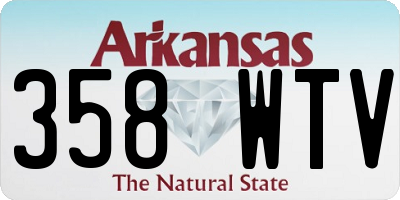 AR license plate 358WTV