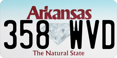 AR license plate 358WVD