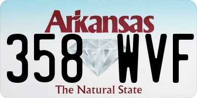 AR license plate 358WVF