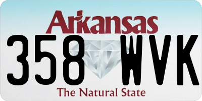 AR license plate 358WVK