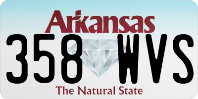 AR license plate 358WVS