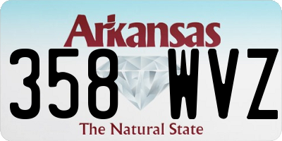 AR license plate 358WVZ