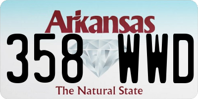AR license plate 358WWD