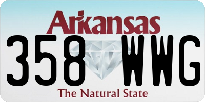 AR license plate 358WWG