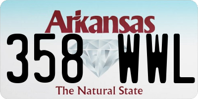 AR license plate 358WWL