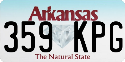 AR license plate 359KPG