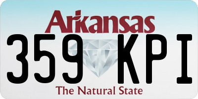 AR license plate 359KPI