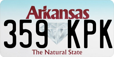 AR license plate 359KPK