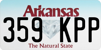 AR license plate 359KPP