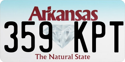 AR license plate 359KPT