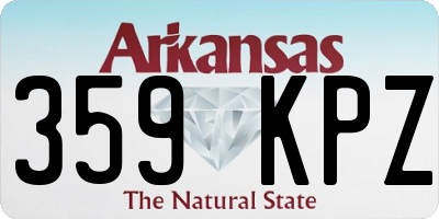 AR license plate 359KPZ