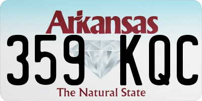 AR license plate 359KQC