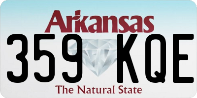 AR license plate 359KQE