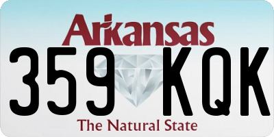 AR license plate 359KQK