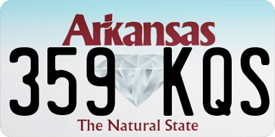 AR license plate 359KQS