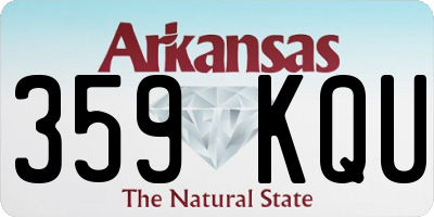 AR license plate 359KQU