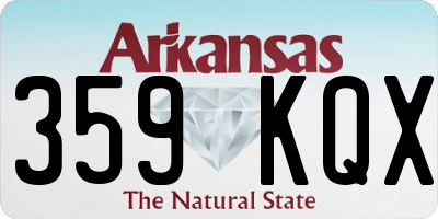 AR license plate 359KQX