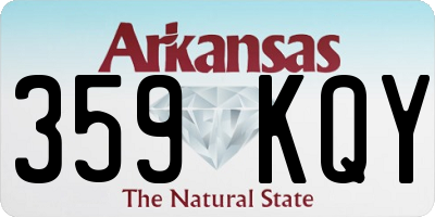 AR license plate 359KQY