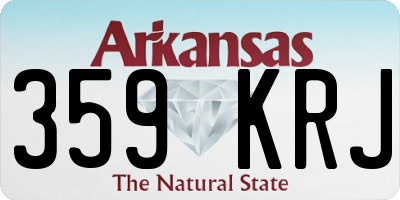 AR license plate 359KRJ