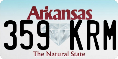 AR license plate 359KRM