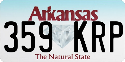 AR license plate 359KRP