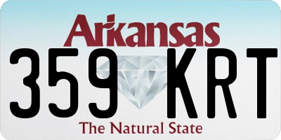 AR license plate 359KRT