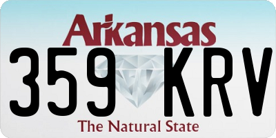 AR license plate 359KRV