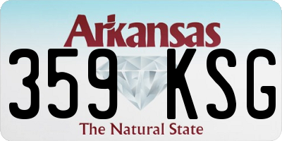 AR license plate 359KSG