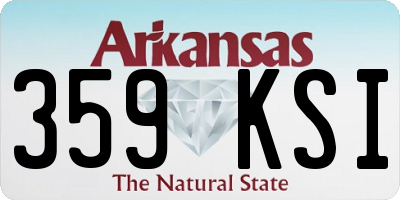 AR license plate 359KSI