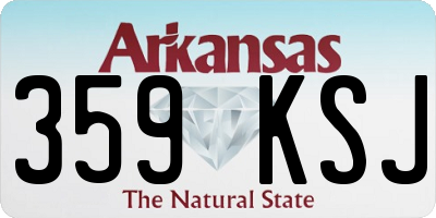 AR license plate 359KSJ