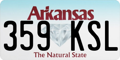 AR license plate 359KSL