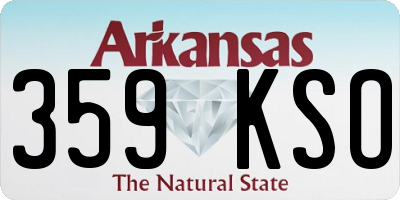 AR license plate 359KSO