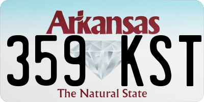 AR license plate 359KST