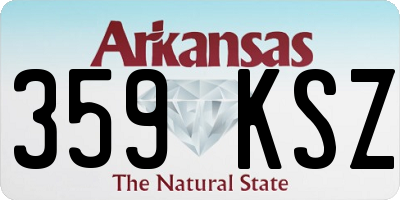 AR license plate 359KSZ