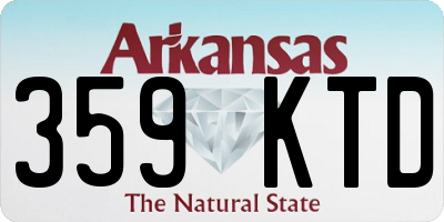 AR license plate 359KTD