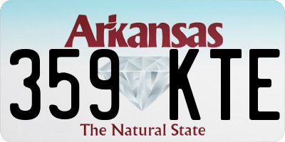 AR license plate 359KTE