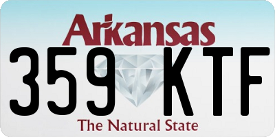 AR license plate 359KTF